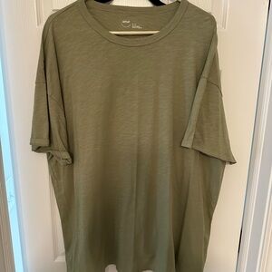 Aerie Olive Short Sleeve Tee